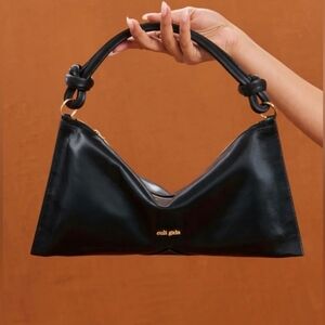 Cult Gaia Black Oversized Hera Shoulder Bag